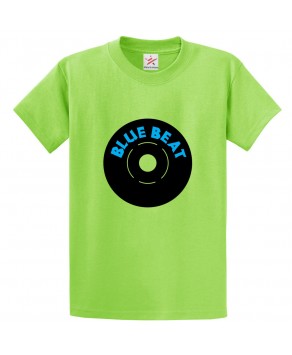 Blue Beat Classic Unisex Kids and Adults T-Shirt for Music Lovers